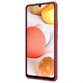 Nilkin Super Frosted Shield Samsung Galaxy A42 5G Cover - Rød