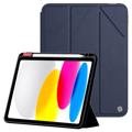 Nillkin Bevel iPad (2022) Smart Folio Cover - Blå / Gennemsigtig