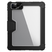 iPad Air 11 (2024)/iPad Pro 11 2022/2021/2020/iPad Air 2022/2020 Nillkin Bumper Smart Folio Cover - Sort / Gennemsigtig