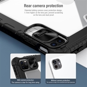 iPad Air 11 (2024)/iPad Pro 11 2022/2021/2020/iPad Air 2022/2020 Nillkin Bumper Smart Folio Cover - Sort / Gennemsigtig