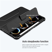 iPad Air 11 (2024)/iPad Pro 11 2022/2021/2020/iPad Air 2022/2020 Nillkin Bumper Smart Folio Cover - Sort / Gennemsigtig