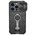 Nillkin CamShield Armor Pro iPhone 14 Pro Max Hybrid Cover - Sort