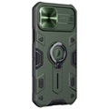Nillkin CamShield Armor iPhone 12/12 Pro Hybrid Cover - Grøn