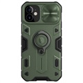 Nillkin CamShield Armor iPhone 12 Mini Hybrid Cover - Grøn