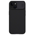 iPhone 15 Nillkin CamShield Pro Hybrid Cover - Sort