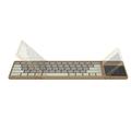 Nillkin Cube Pocket foldbart Bluetooth-tastatur med touchpad - Khaki