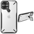 Nillkin Cyclops iPhone 12/12 Pro Hybrid Cover - Sort / Gennemsigtig