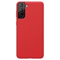Nillkin Flex Pure Samsung Galaxy S21+ 5G Liquid Silikone Cover - Rød