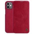 Nillkin Qin iPhone 12 mini Flip Cover - Rød