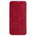 Nillkin Qin iPhone 12 mini Flip Cover - Rød