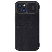 iPhone 15 Nillkin Qin Pro Flip Cover - Sort