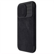 iPhone 15 Pro Max Nillkin Qin Pro Flip Cover - Sort