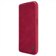 iPhone 15 Pro Max Nillkin Qin Pro Flip Cover - Rød