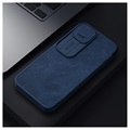 Nillkin Qin Pro Series iPhone 13 Pro Flip Cover - Blå