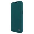 Nillkin Qin Pro iPhone 14 Plus Flip Cover - Grøn