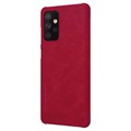 Nillkin Qin Samsung Galaxy A72 5G Flip Cover - Rød