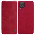 Nillkin Qin Series Samsung Galaxy A12 Flip Cover - Rød