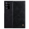 Nillkin Qin Series Samsung Galaxy Note20 Ultra Flip Cover - Sort