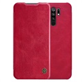 Nillkin Qin Series Xiaomi Redmi 9 Flip Cover - Rød