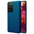 Nillkin Super Frosted Shield Samsung Galaxy S21 Ultra 5G Cover - Blå