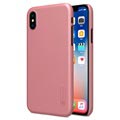 Nillkin Super Frosted Shield iPhone X / XS Cover - Rødguld