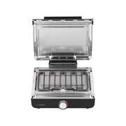 Ninja GR101EU Sizzle røgfri grillplade - grå / sølv