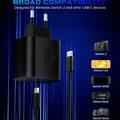 Nintendo Switch 2/Lite/OLED 60W PD hurtigoplader med USB-C og 2m kabel