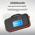 Nintendo Switch 2-taske med powerbank - 20000mAh/30W - Sort
