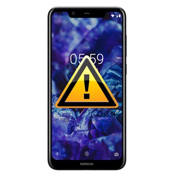 Nokia 5.1 Plus Opladerforbindelse Flex Kabel Reparation