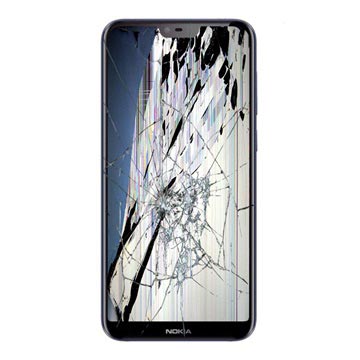 Nokia 6.1 Plus Skærm Reparation - LCD/Touchskærm - Sort