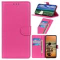 Nokia C2 2nd Edition Pung Taske med Magnetisk Lukning - Hot pink