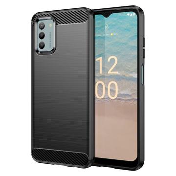 Nokia G22 Børstet TPU Cover - Karbonfiber