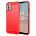 Nokia G22 Børstet TPU Cover - Karbonfiber