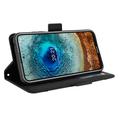 Nokia X10/X20 Pung Cover med Kortholder - Sort