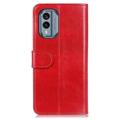 Nokia X30 Pung Taske med Magnetisk Lukning - Rød