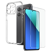 Xiaomi Redmi Note 13 4G Northjo 2-i-1 Beskyttelsessæt - Klar