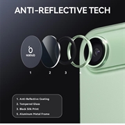 iPhone Air Northjo kameralinsebeskyttelsessæt - grøn