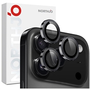 iPhone 17 Pro/17 Pro Max Northjo kameralinsebeskyttelsessæt - sort