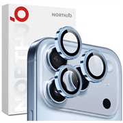 iPhone 17 Pro/17 Pro Max Northjo kameralinsebeskyttelsessæt - blå