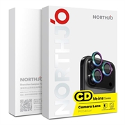 iPhone 17 Pro/17 Pro Max Northjo kameralinsebeskyttelsessæt - blå