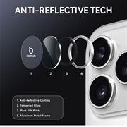 iPhone 17 Pro/17 Pro Max Northjo kameralinsebeskyttelsessæt - sølv