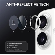 iPhone 17 Northjo kameralinsebeskyttelsessæt - sølv