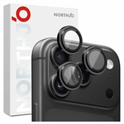 iPhone 18 Pro/18 Pro Max Northjo kameralinsebeskyttelsessæt - sort