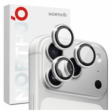 iPhone 18 Pro/18 Pro Max Northjo kameralinsebeskyttelsessæt - sølv