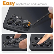 Samsung Galaxy S26 Ultra Northjo Fuld beskyttelse af kameralinsebeskytter i mat metal og hærdet glas