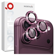 iPhone 18 Pro/18 Pro Max Northjo Glitter-kameraobjektivbeskyttelse