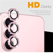 Samsung Galaxy S26+ Northjo Kameralinsebeskytter-sæt med rhinsten - Pink