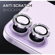 iPhone 17 Northjo Kameralinsebeskytter-sæt med rhinsten - Lilla