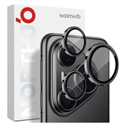 Huawei Pura 80 Pro/80 Pro+ Northjo kameralinsebeskyttelsessæt - sort