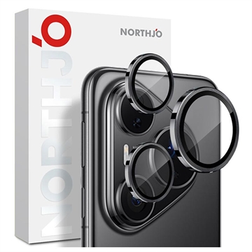 Huawei Pura 80 Pro/80 Pro+ Northjo kameralinsebeskyttelsessæt - sort